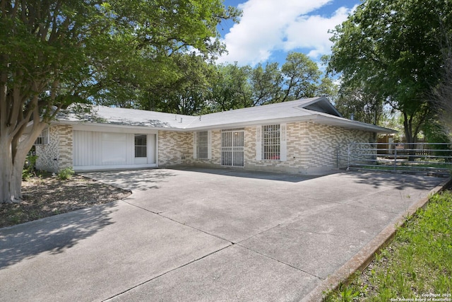 view of ranch-style house