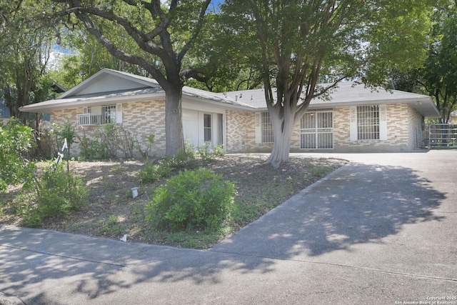 view of ranch-style home