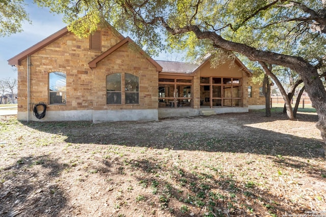 view of rear view of house