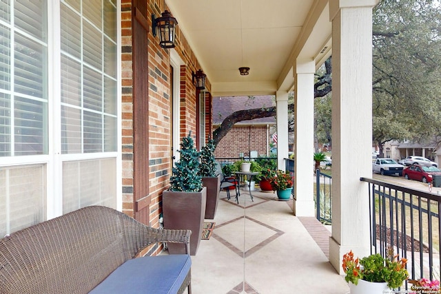 view of patio / terrace featuring a porch