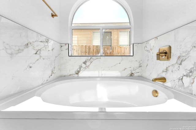 bathroom with a bathtub