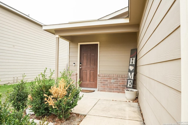 view of entrance to property