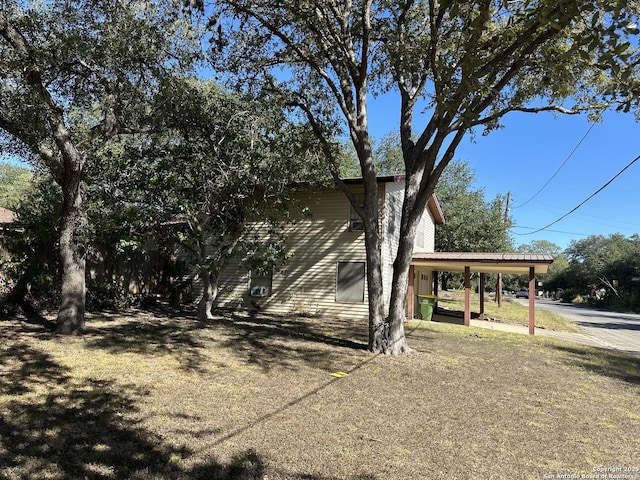 view of side of property