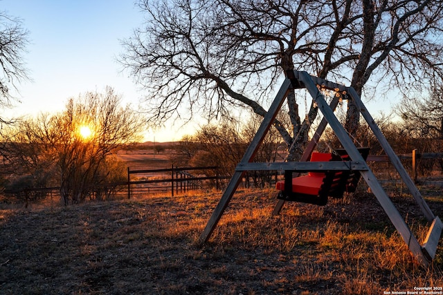 exterior space featuring a rural view