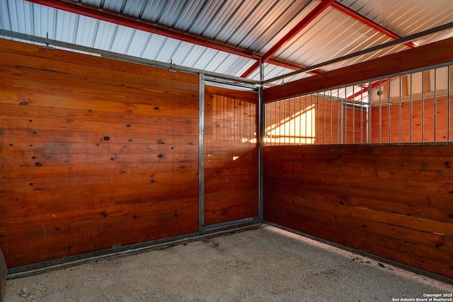 view of horse barn