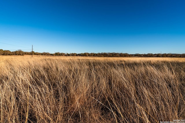 view of landscape featuring a rural view