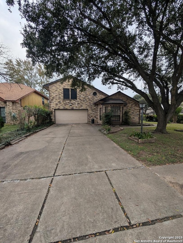 ranch-style house with a garage