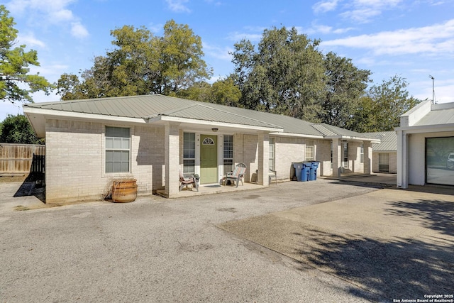 view of ranch-style house