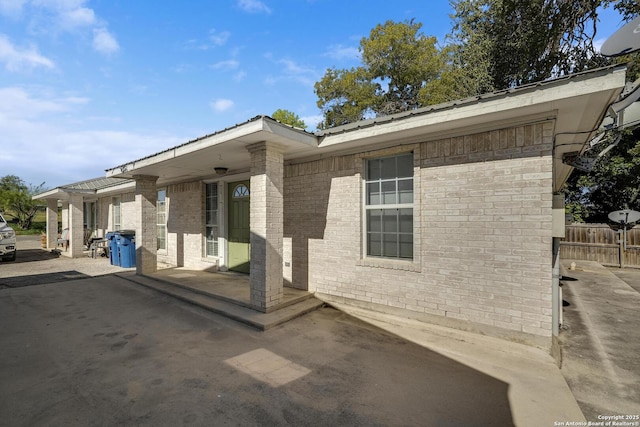 exterior space featuring a patio