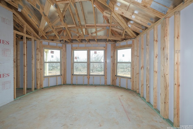 miscellaneous room with a wealth of natural light