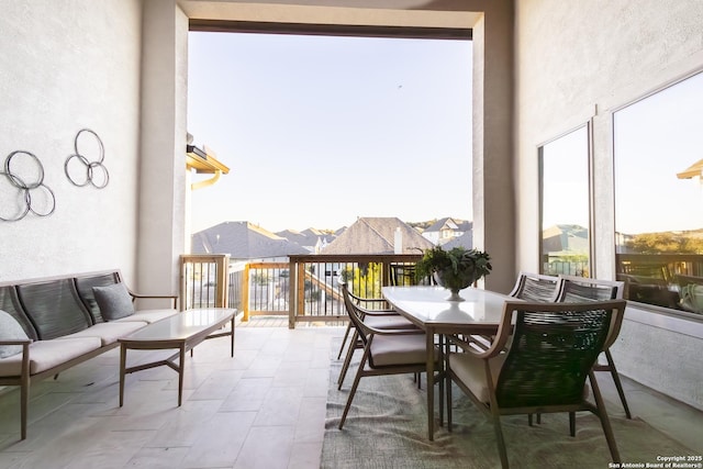 view of patio / terrace featuring outdoor lounge area