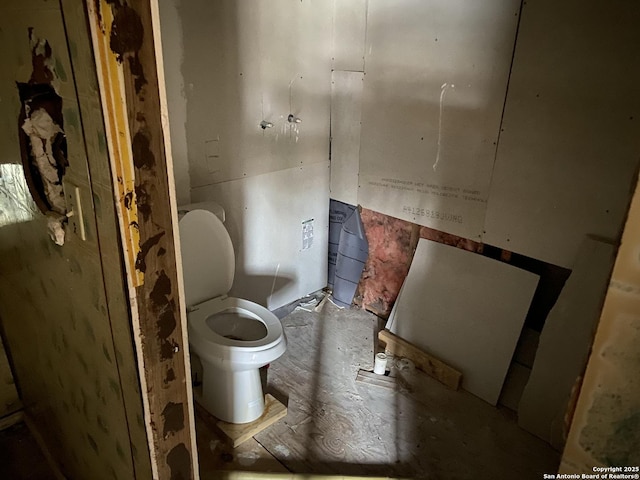 bathroom featuring toilet