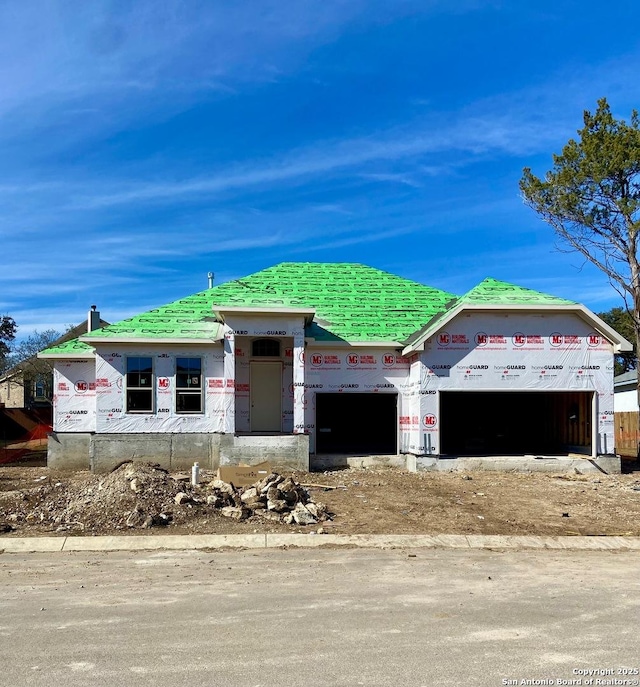 view of property under construction