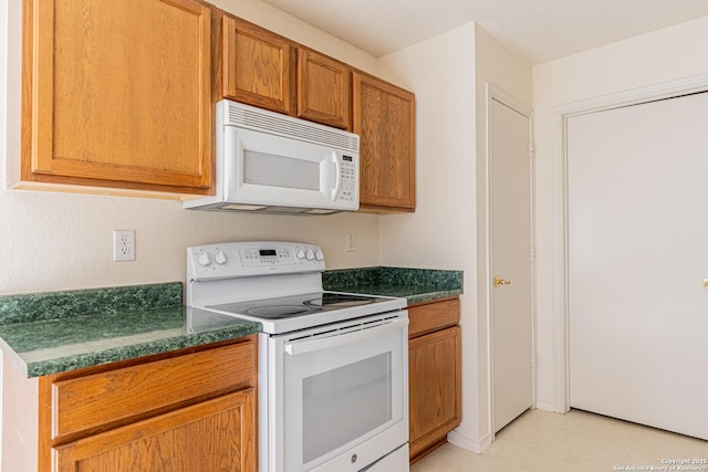 kitchen with white appliances