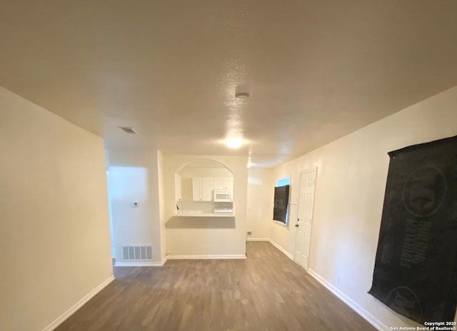 interior space featuring hardwood / wood-style flooring