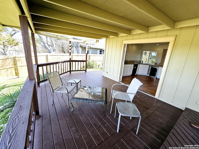 view of deck