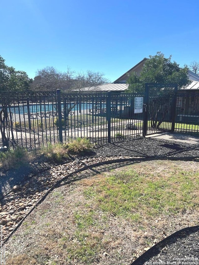 exterior space with a community pool