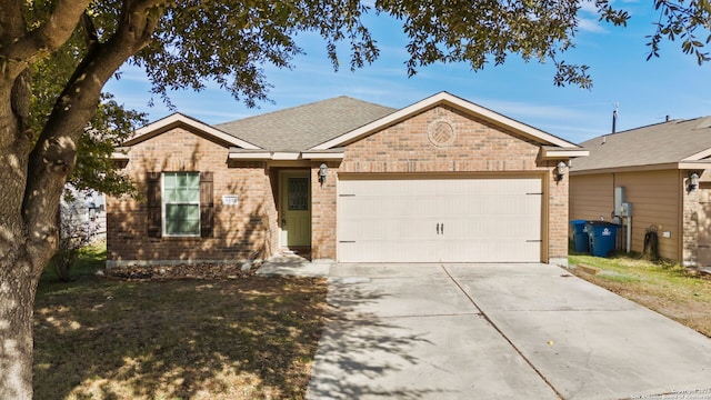 ranch-style house with a garage