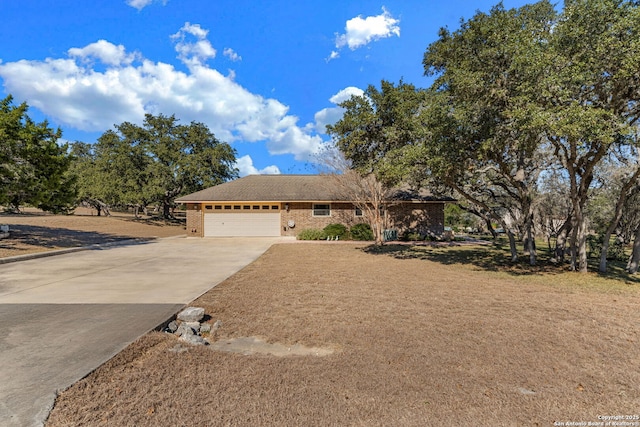 ranch-style house with a garage