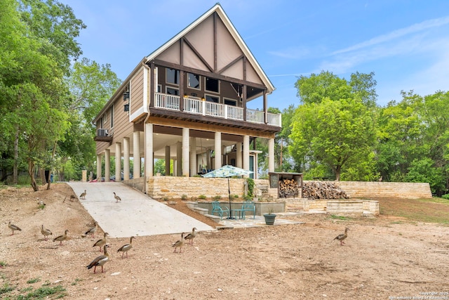 view of back of property