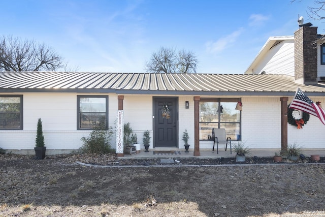 view of ranch-style home