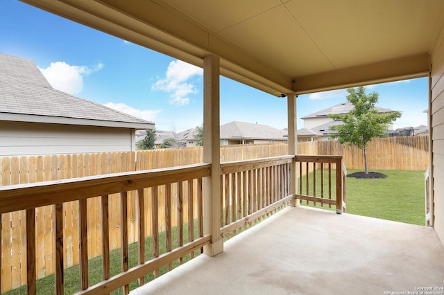 exterior space with a patio