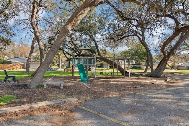 view of play area