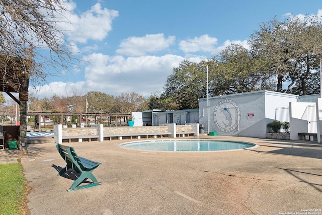 view of pool