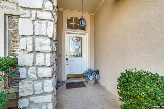 view of entrance to property