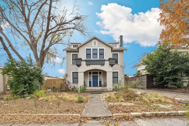 view of front of home