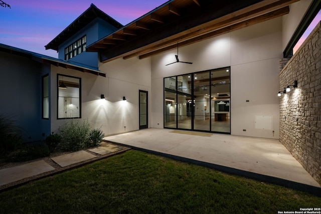 exterior space with a patio area