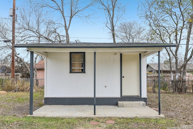 view of outbuilding