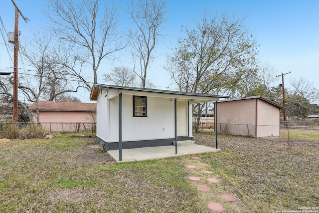 view of outdoor structure