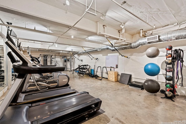 view of exercise room