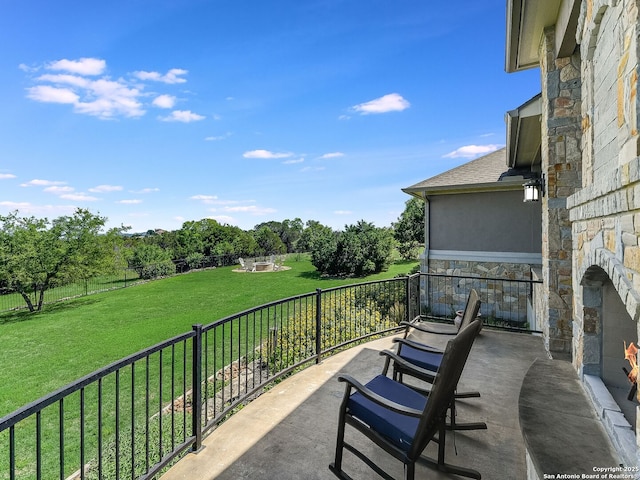 view of patio