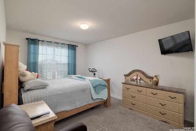 bedroom featuring carpet floors