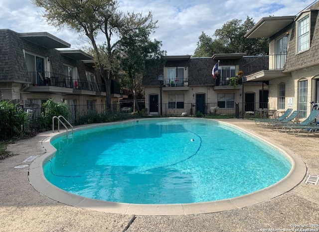 view of pool