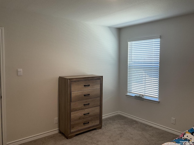 unfurnished bedroom featuring carpet floors