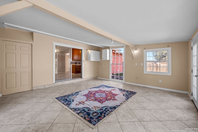 view of tiled empty room