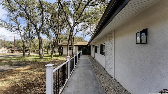 view of side of property