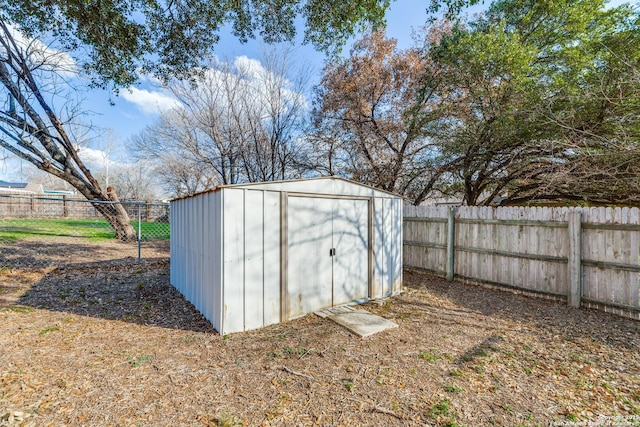 view of outdoor structure