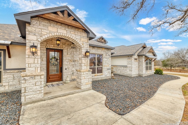 view of entrance to property