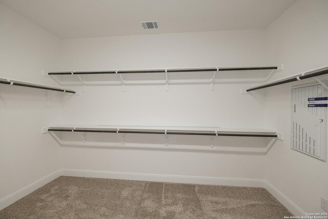 9314 Everly Crk, San Antonio, TX 78263 - walk in closet with carpet floors and visible vents