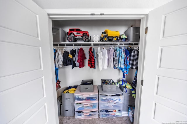 view of closet