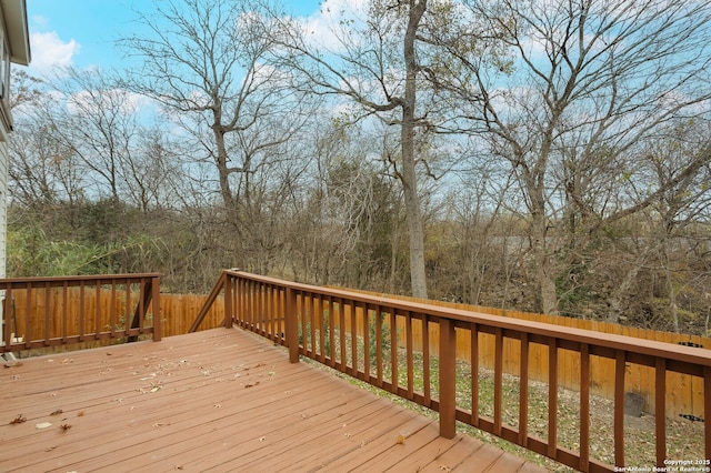 view of deck