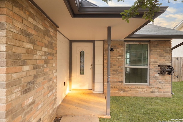 view of entrance to property