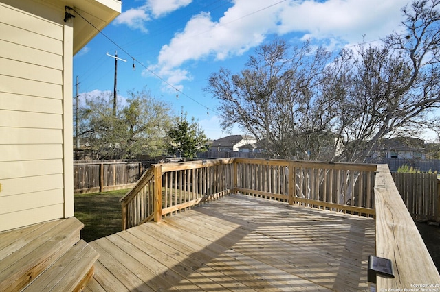 view of deck