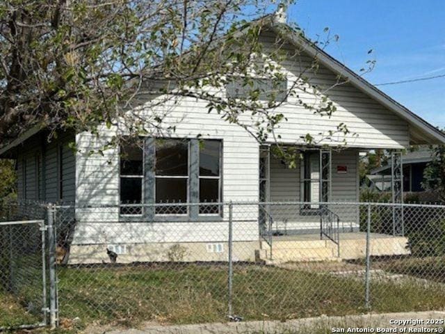 view of bungalow