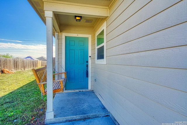 view of entrance to property