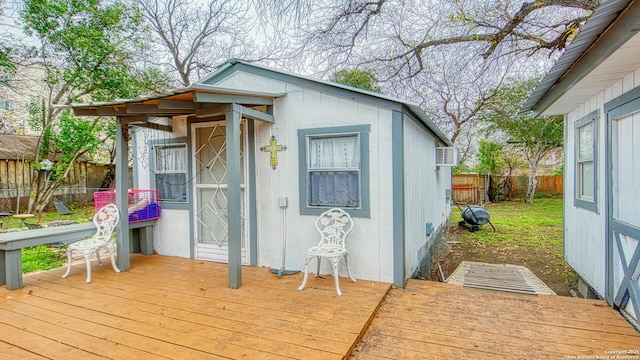 view of outbuilding